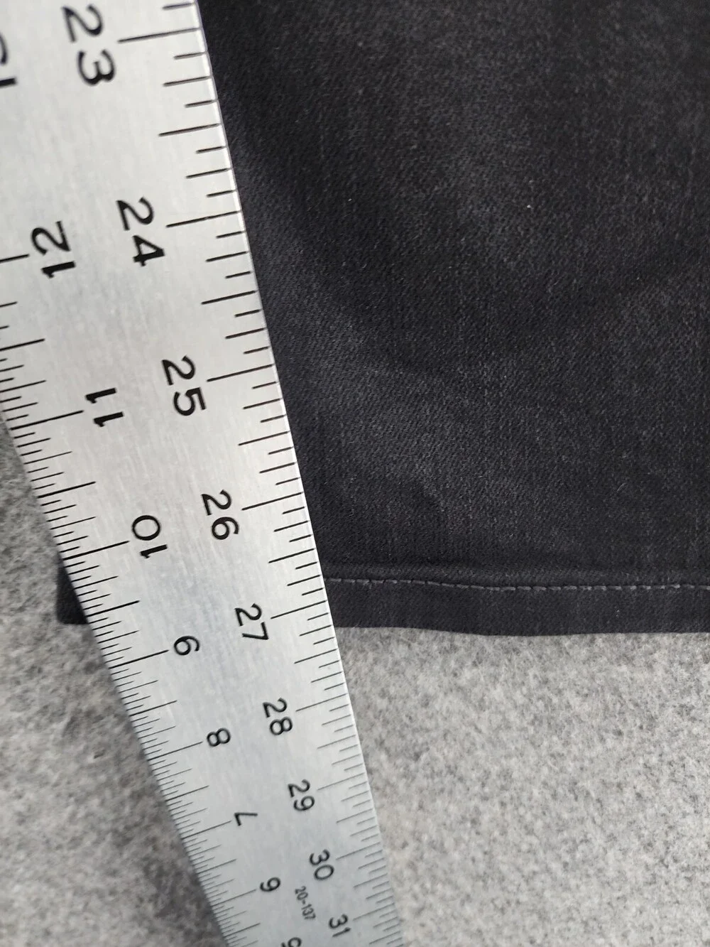 The Childrens Place Jeans Boys 12 Straight Black Denim